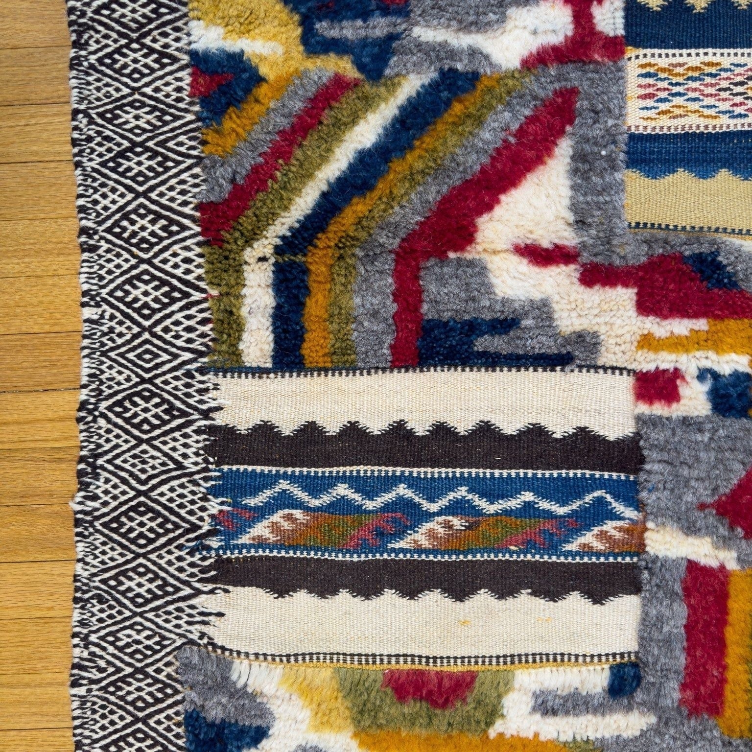 Aziza Vintage Moroccan Picasso Rug - SAINT RIDGE