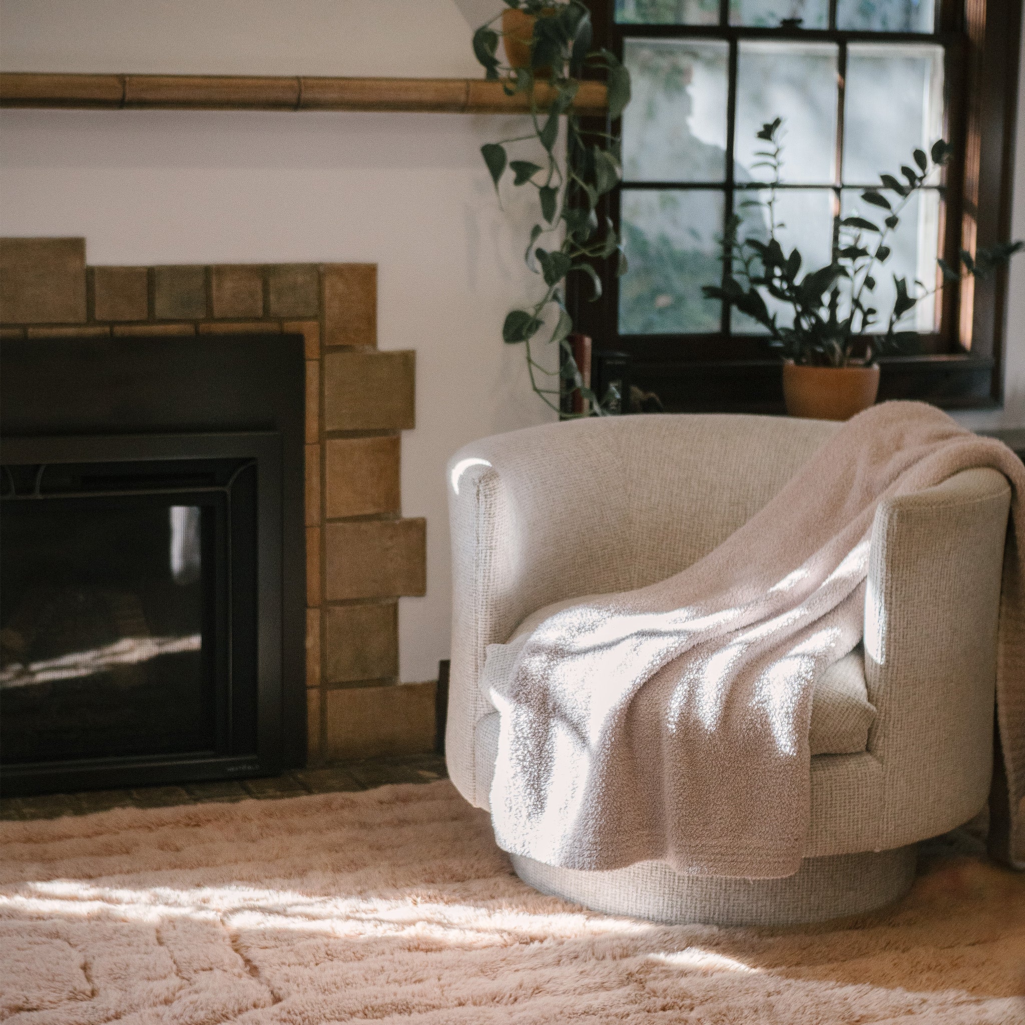 Farah - Blush Moroccan Rug - SAINT RIDGE