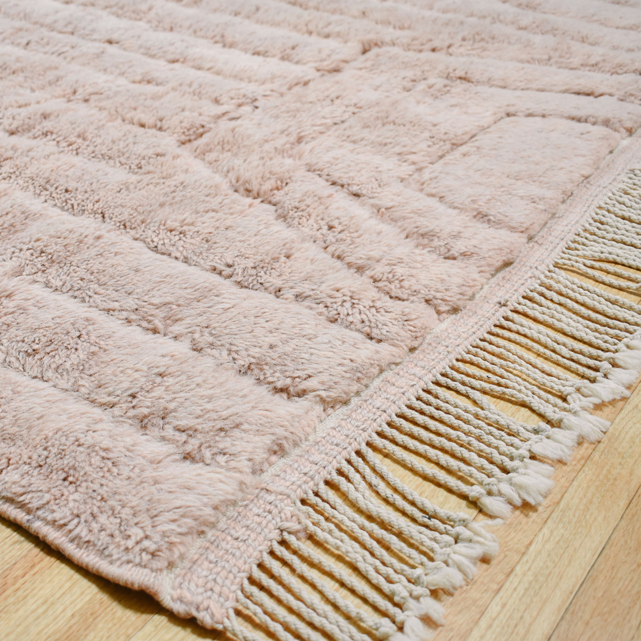 Farah - Blush Moroccan Rug - SAINT RIDGE