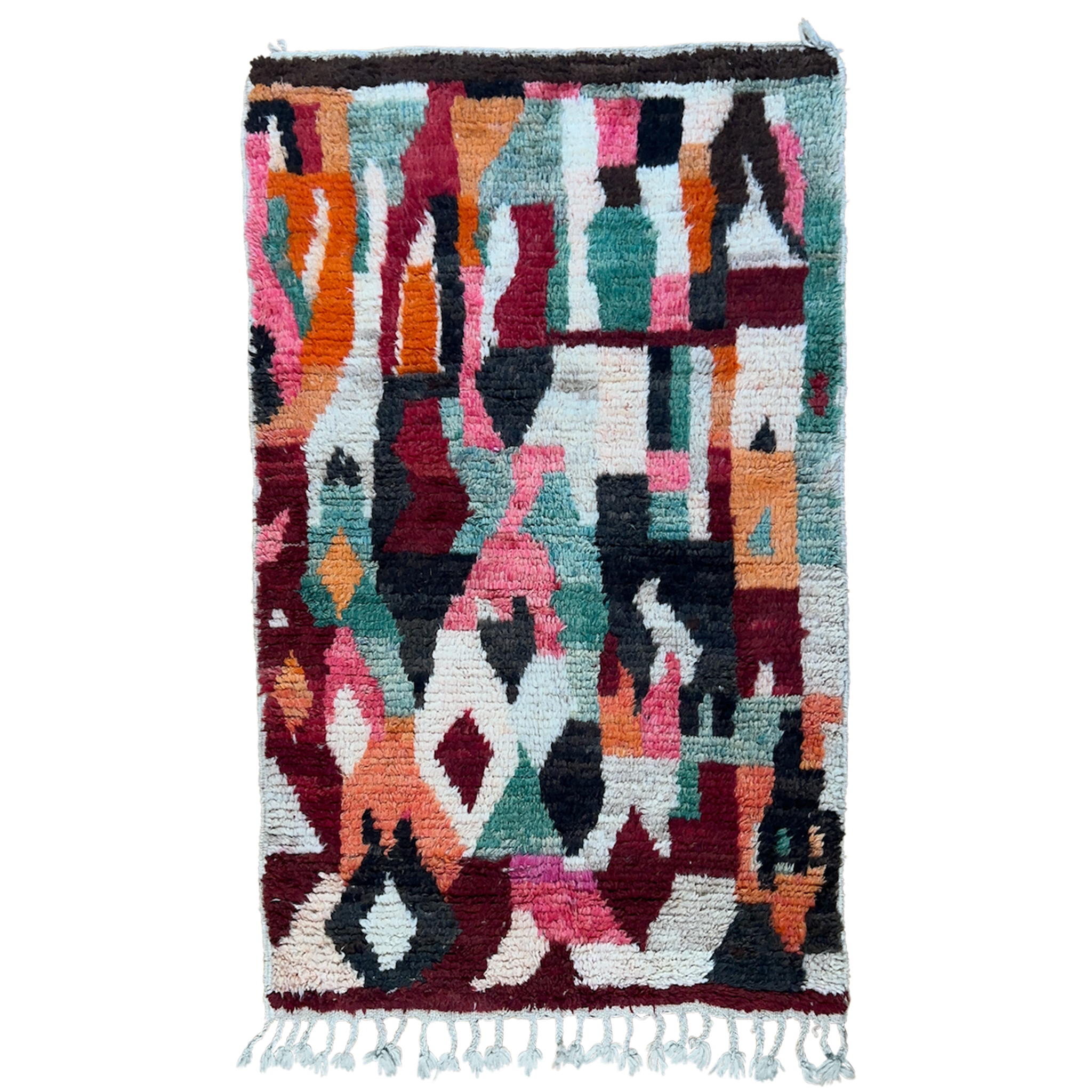 Hadi - Colorful Vintage Moroccan Rug - SAINT RIDGE