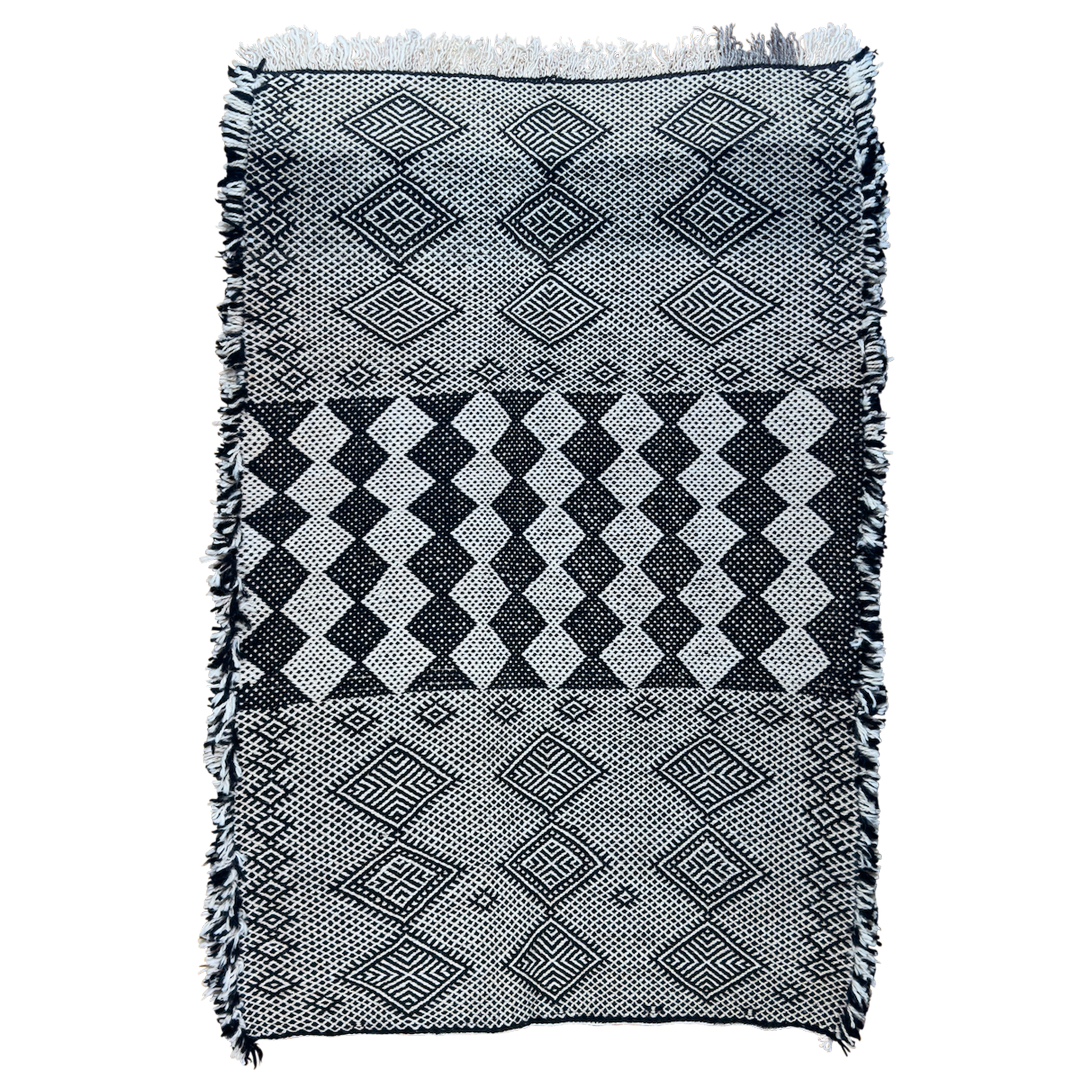 Harley - Black & White Vintage Rug -SAINT RIDGE