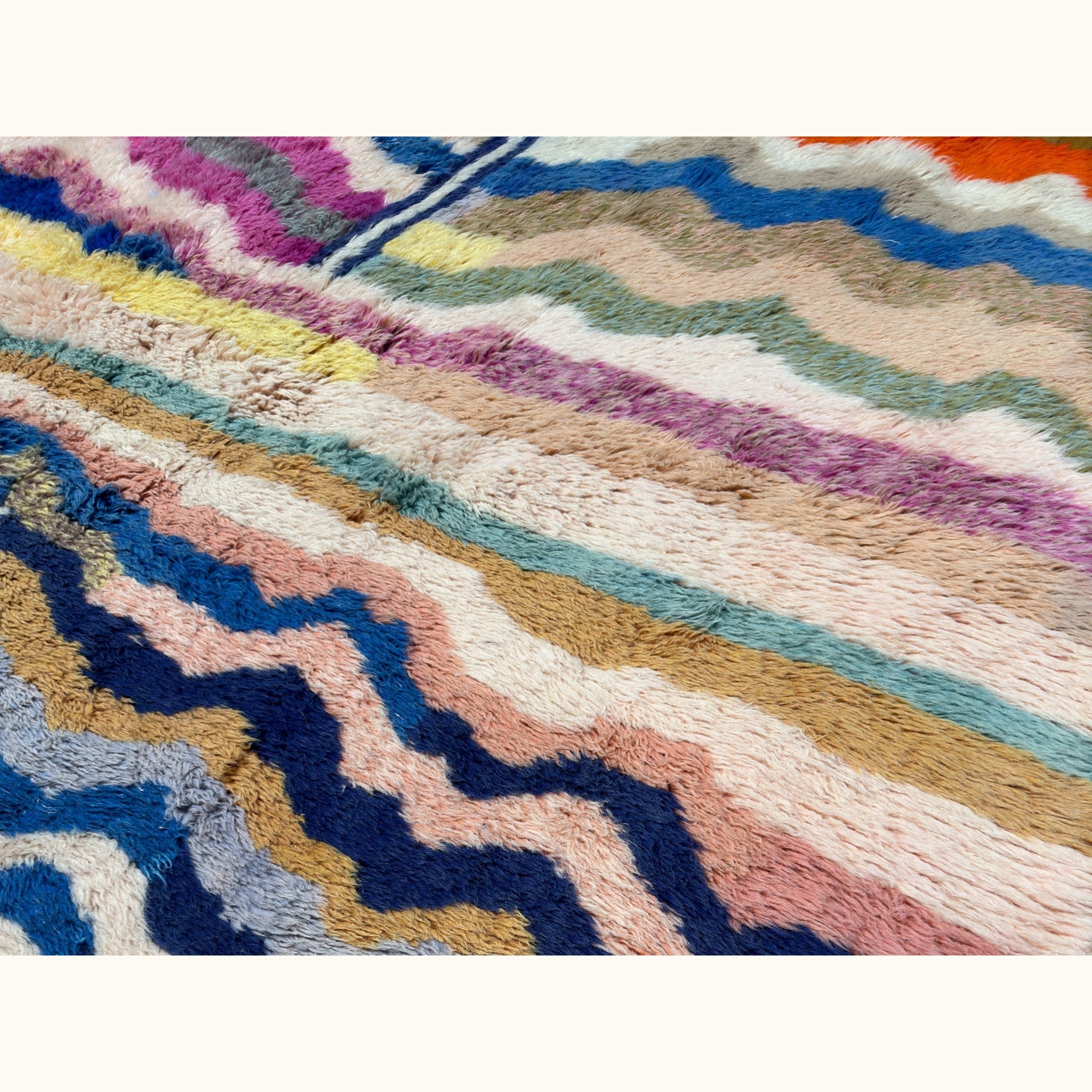 Kaleidoscope - Plush Colorful Moroccan Rug - SAINT RIDGE