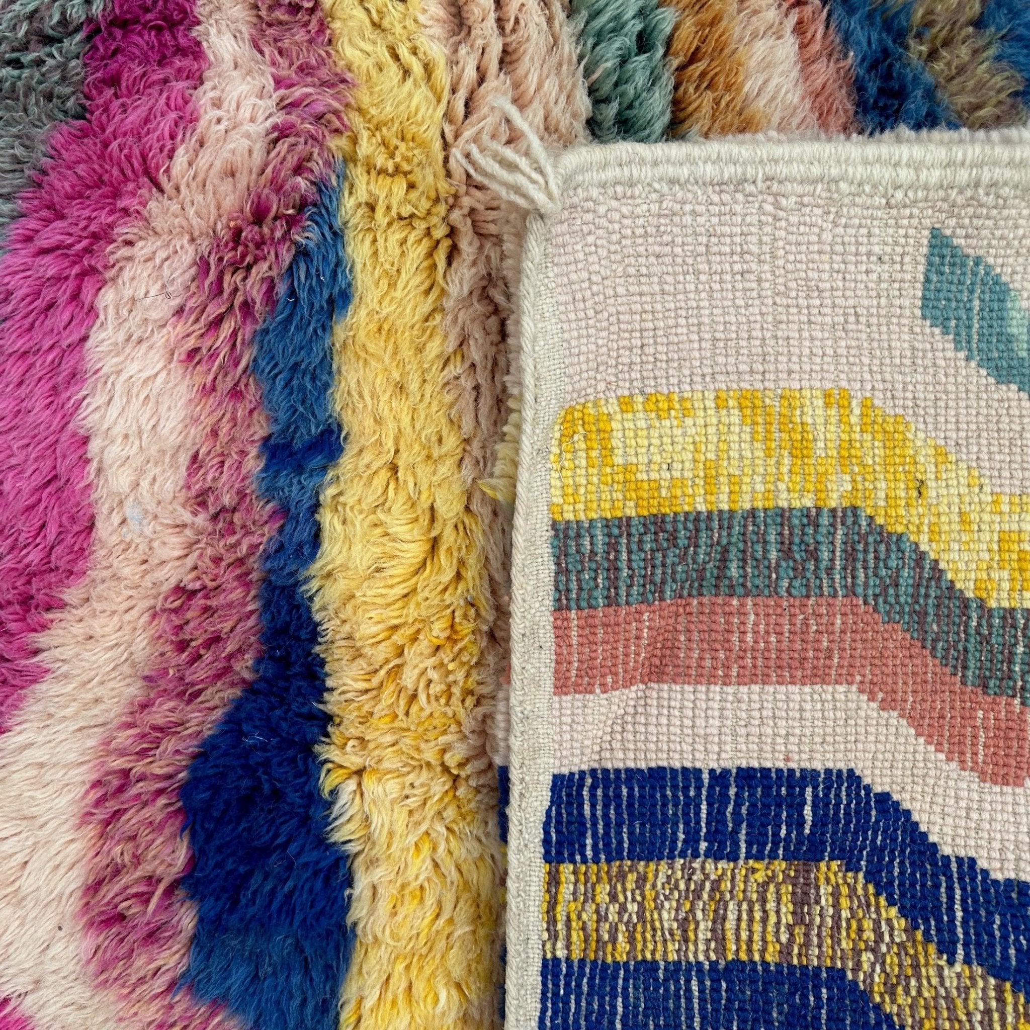 Kaleidoscope - Plush Colorful Moroccan Rug - SAINT RIDGE