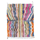 Colorful Moroccan shag rug